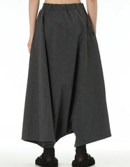 Avant-Garde Drop-Crotch Trousers