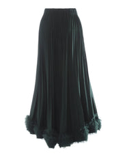 Luxury Pleated Maxi Skirt