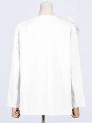 Luxury 3D Flower Blazer