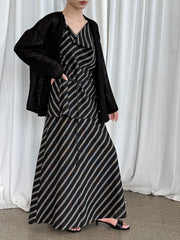 Japanese Cotton-Blend Skirt Set