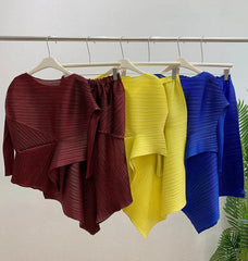 Luxury Pleated Skirt & Blouse Set