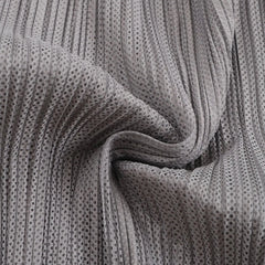 Lightweight Plisse Open-Front Cardigan