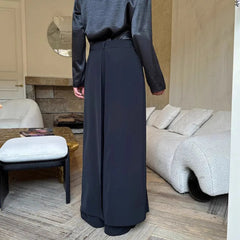 Men's Pleated Wide Leg Trousers