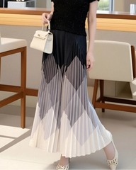Luxury Petite Plissé Palazzo Pants