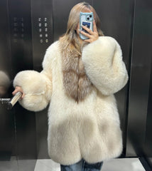 Genuine Fox Fur Coat