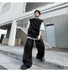 Men's Japanese Bushido Streetwear Baggy Set