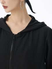 Oversized Hooded Jacket - Japanese Avant-Garde