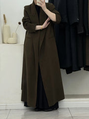 Women's Comfort Wraparound Wool Blend Coat