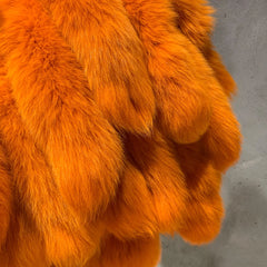 Genuine Fox Fur Tails Bolero