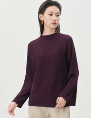 Luxury Relaxed-Fit Pleated Top
