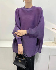 Luxury Pleats Batwing Top
