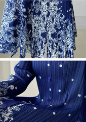 Luxury Plissé  3/4 Sleeve Dress