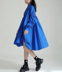 Luxury Cinched Waist Shirtdress