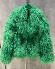 Curly Shearling Lamb Coat