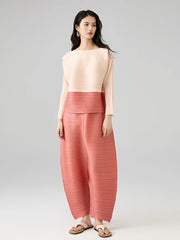 Luxe Plissé Harem Pant Set