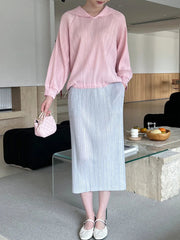 Luxe Pleated Drawstring Top