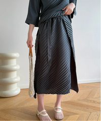 Elegant Micro-Pleated Skirt