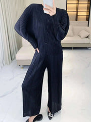 Luxe Pleated Blouse & Palazzo Pant