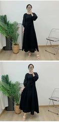 Truly Pleated Loose Long Dress