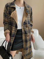 Luxe Faux Suede Reversible Coat