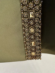 2-Piece Embellished Halter Top & Skirt