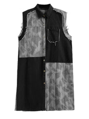 Upcycled Denim Sustainable Duster Vest