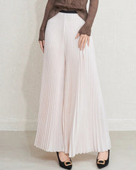 Luxury Pleated Palazzo Pants