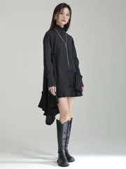 Avant-Garde Asymmetric Blouse