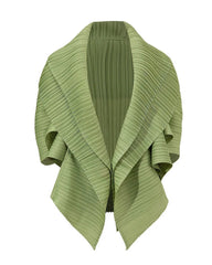 Signature Fluid Pleats Cardigan