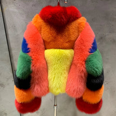 Fox Fur Cropped Jacket
