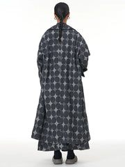 Avant-Garde Geometric Trench Coat