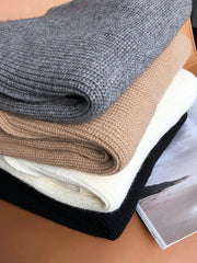 Luxury Ribbed Side-Zip Knit