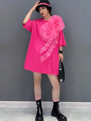 HEYFANCYSTYLE Korean Style Bloom Oversized Shirt