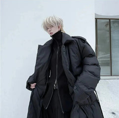 Men's Luxury Long Length Puffer Parka