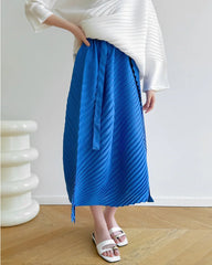 Elegant Micro-Pleated Skirt
