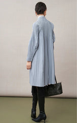 Travel Pleats Longline Jacket