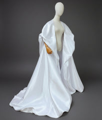 Luxury Floor-Length Puffy Cape