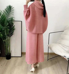 Japanese Plisse Top & Pant Set