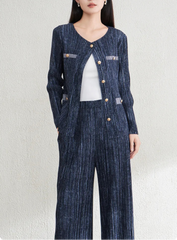 Couture Pleats Blazer & Pants