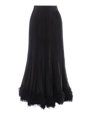 Luxury Pleated Maxi Skirt