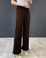 Luxury Plissé Straight Pants
