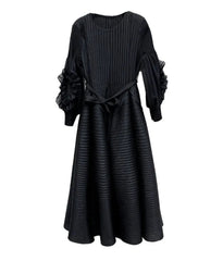 Luxury Pleated Modest Dress