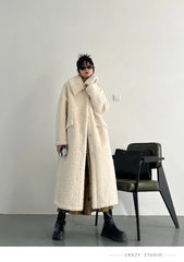 HEYFANCYSTYLE Classic Woolen Long Coat