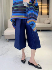 Casual Luxury Plissé Trousers