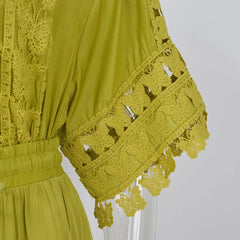Luxe Butterfly Embroidered Top & Skirt
