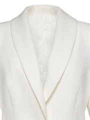 Luxury Pleated Detail Blazer