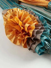 Japanese Plissé 3D Ruffle Dress