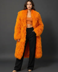 Luxury Mongolian Fur Alpine Coat