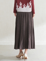 Elegant Plissé Formal Skirt