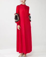 Formal Travel Plissé Dress